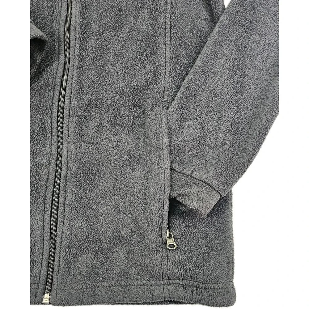 Columbia Steens II Mountain Fleece Jacket Boys Youth Large 14/16 Grey Full‎ Zip